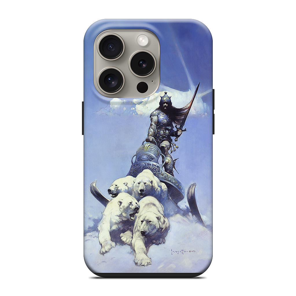 Silver Warrior iPhone Case