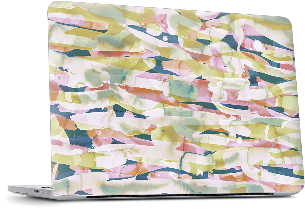 Watercolor Pastiche MacBook Skin
