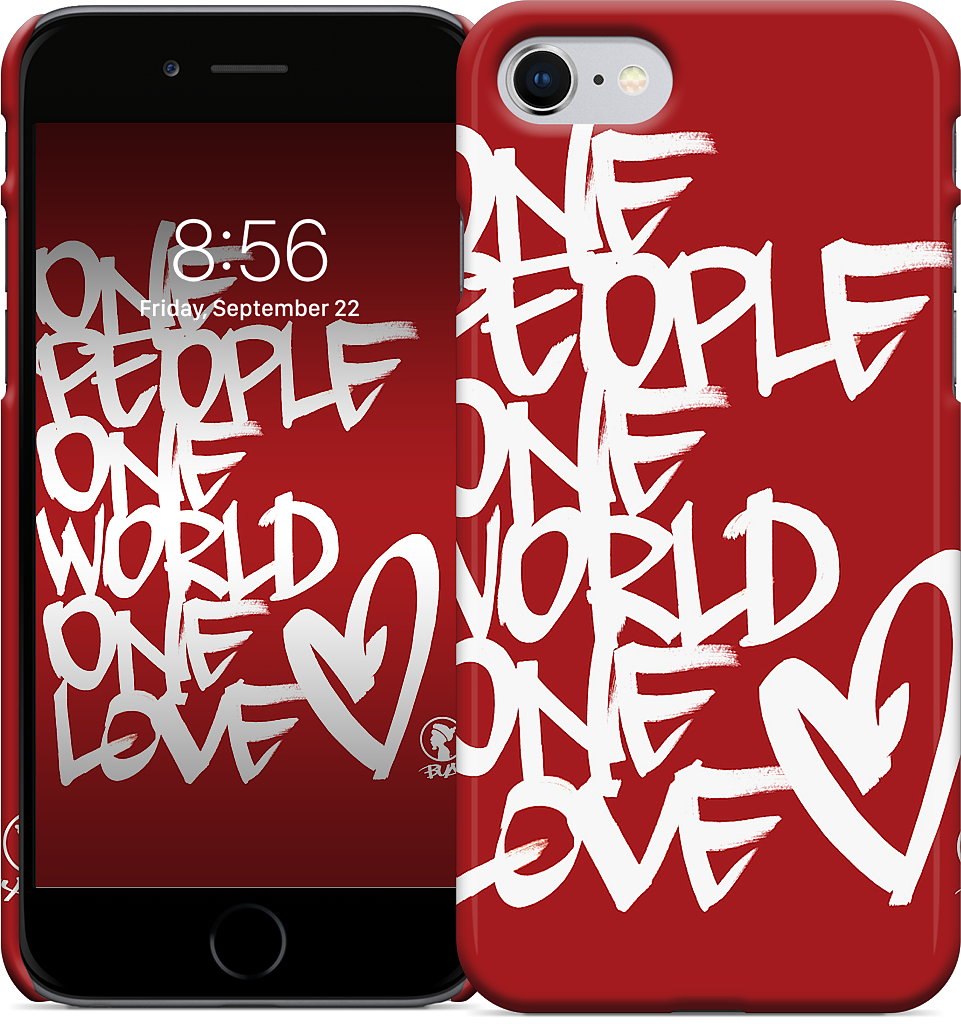 One People, One World, One Love iPhone Case