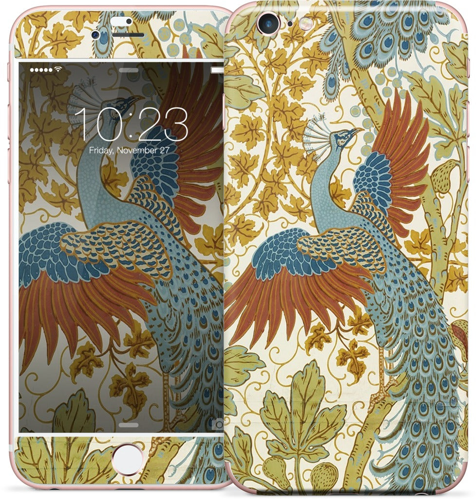 Fig and Peacock iPhone Skin