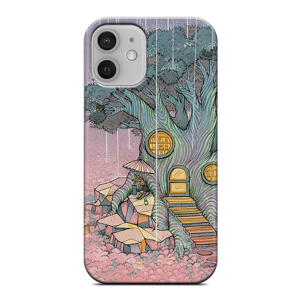 Rainy Day In The Library iPhone Case