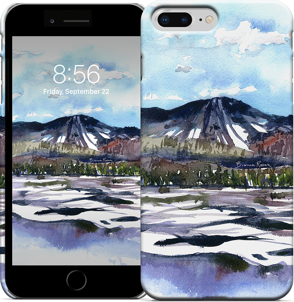 Ski Mountain iPhone Case