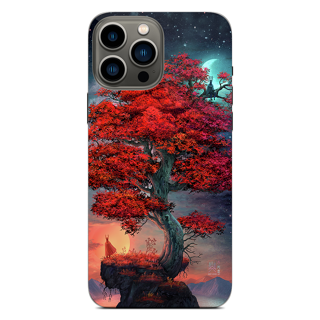 Light & Dark in Equal Parts iPhone Skin