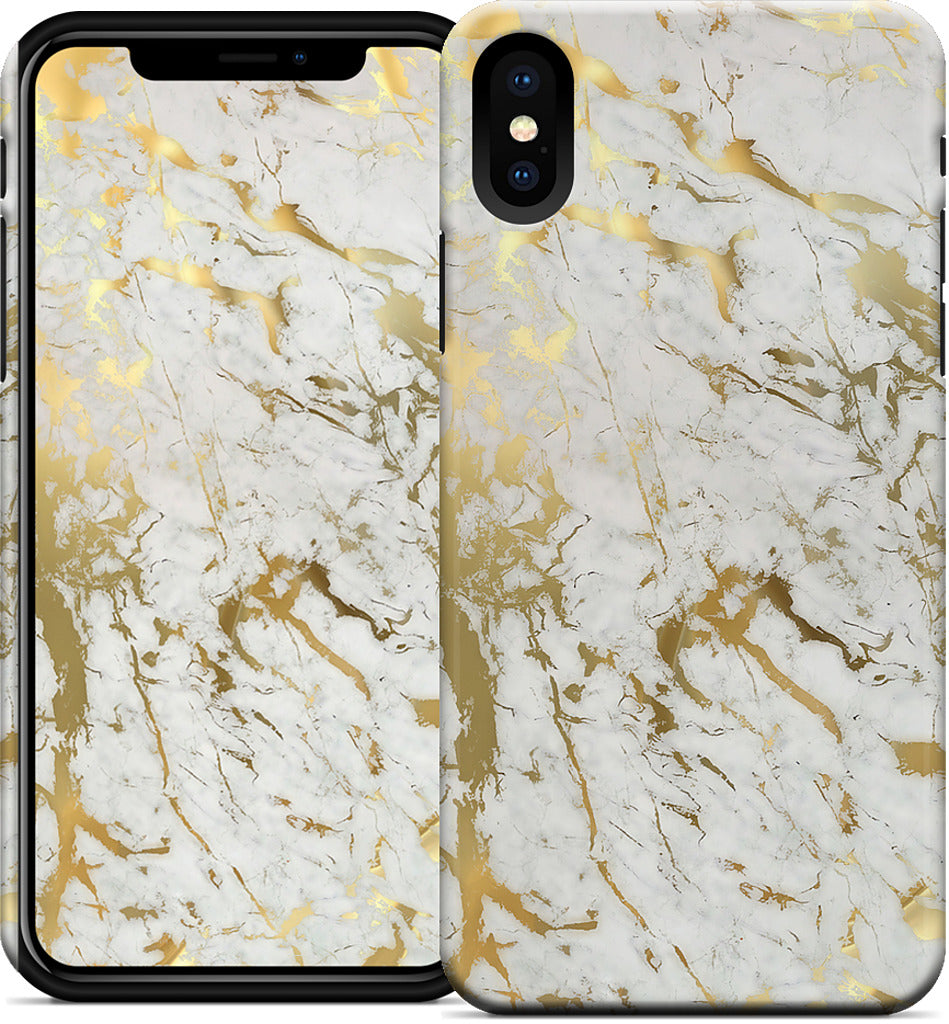 Gold Marble iPhone Case