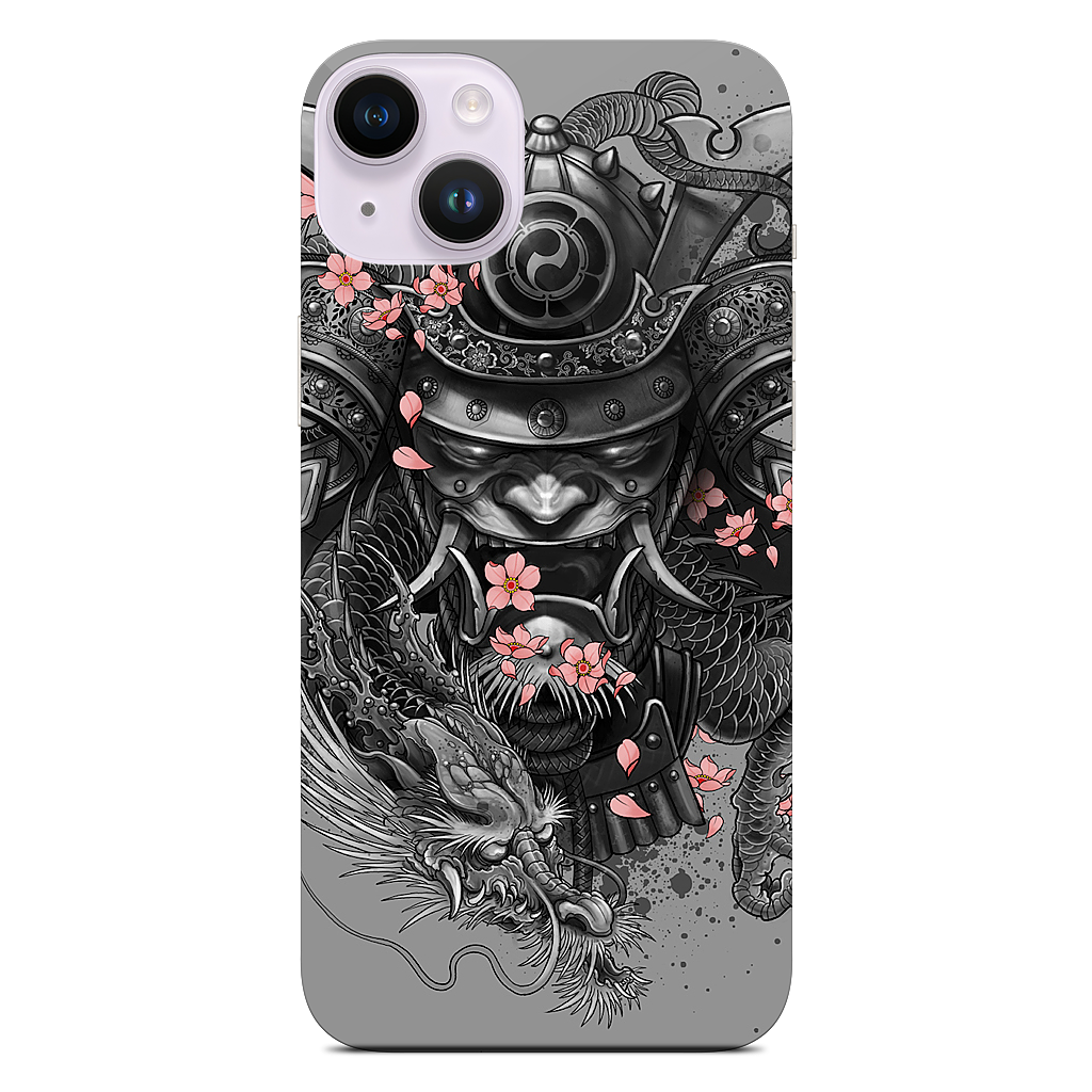 Samurai Dragon iPhone Skin