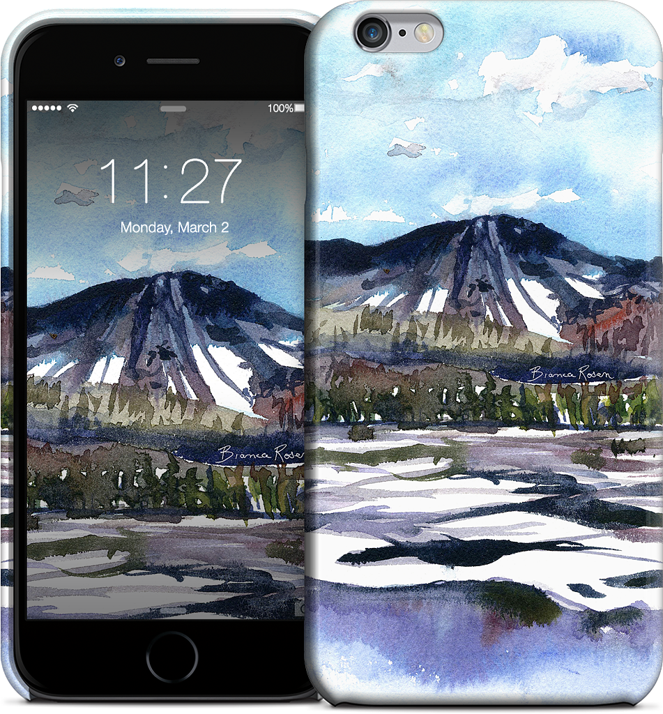 Ski Mountain iPhone Case