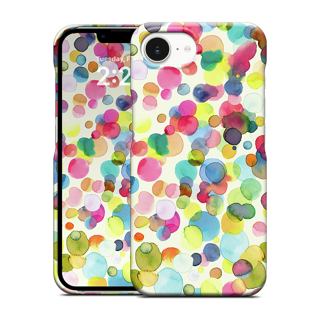 Watercolor Colorful Drops iPhone Case
