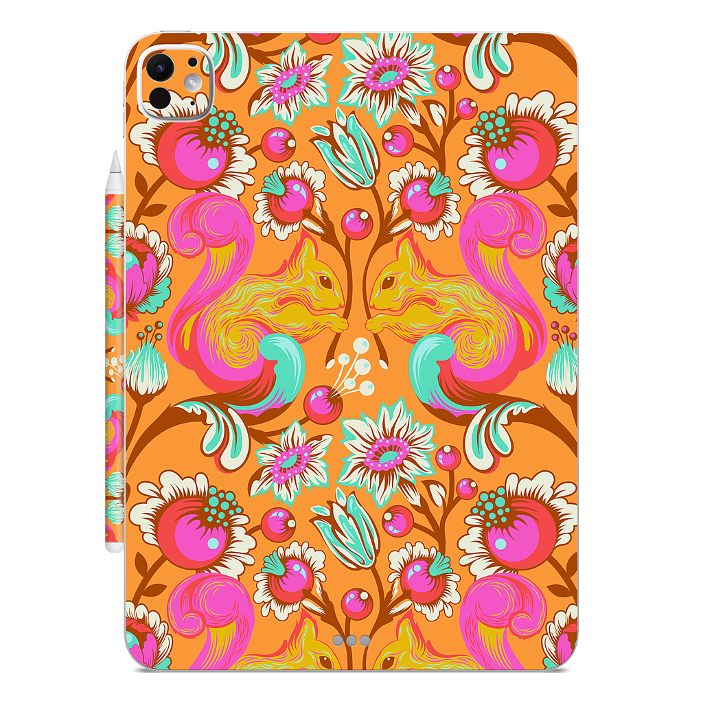 Squirrel Begonia iPad Skin