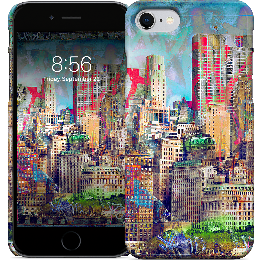 Graffiti Skyline iPhone Case