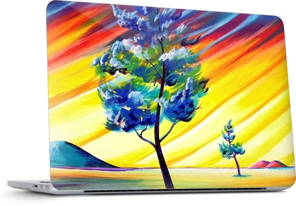 Thick Frost Sunset Glow MacBook Skin