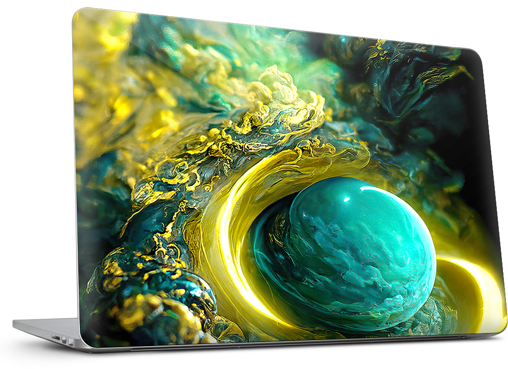Planetary Accretion MacBook Skin