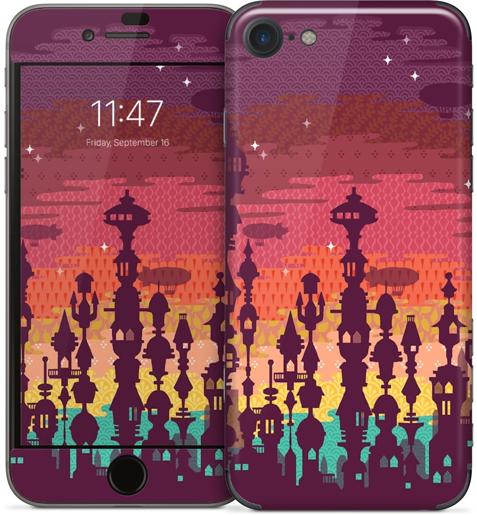 Meet Me After Sunset iPhone Skin