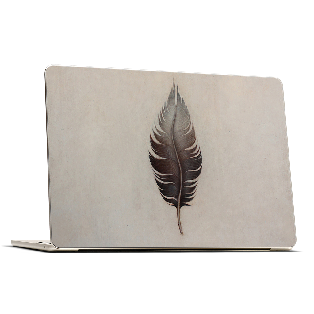 Thought Feather MacBook Skin