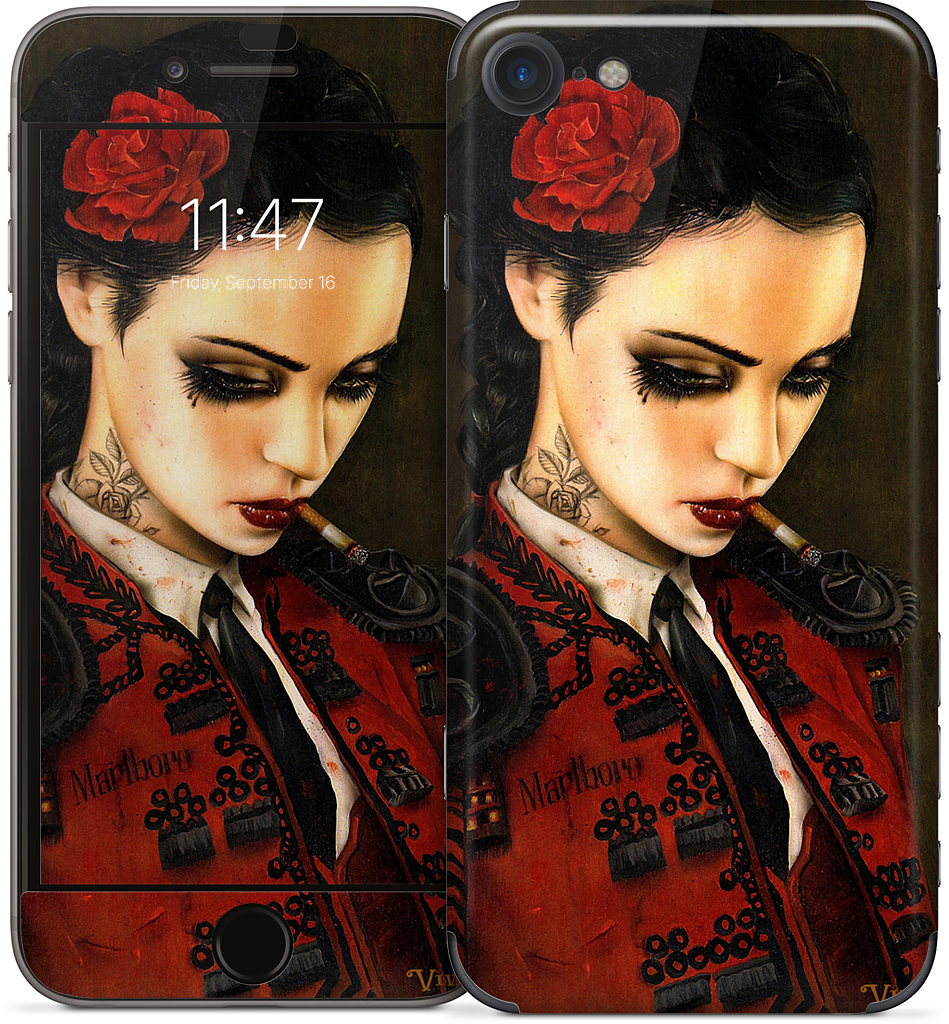 Bull Fight Her iPhone Skin