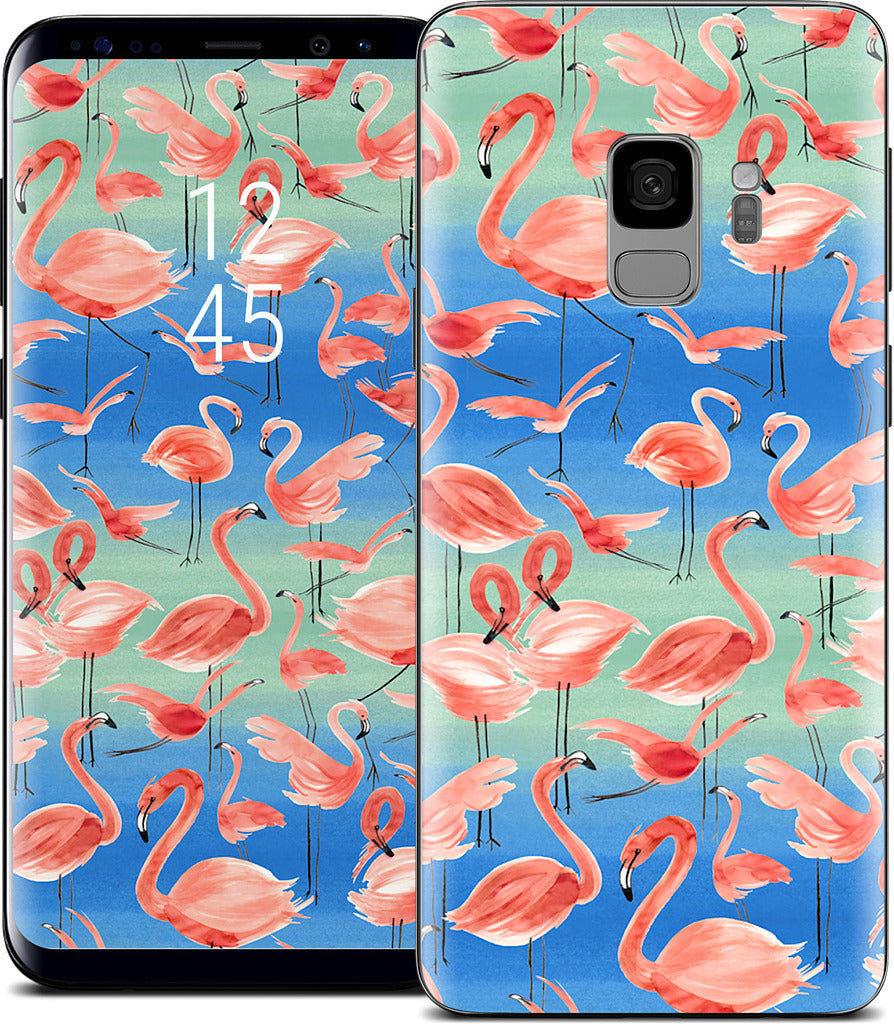 Flamingos Samsung Skin