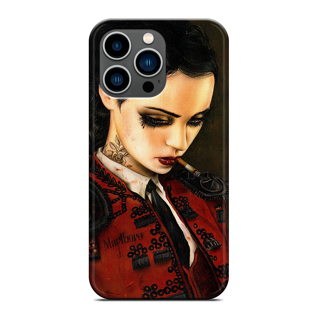 Bull Fight Her iPhone Case