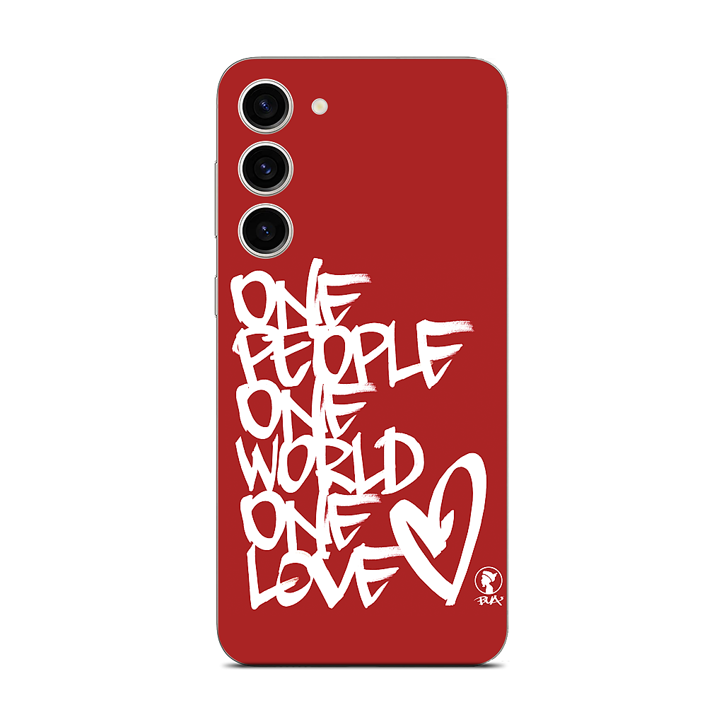 One People, One World, One Love Samsung Skin