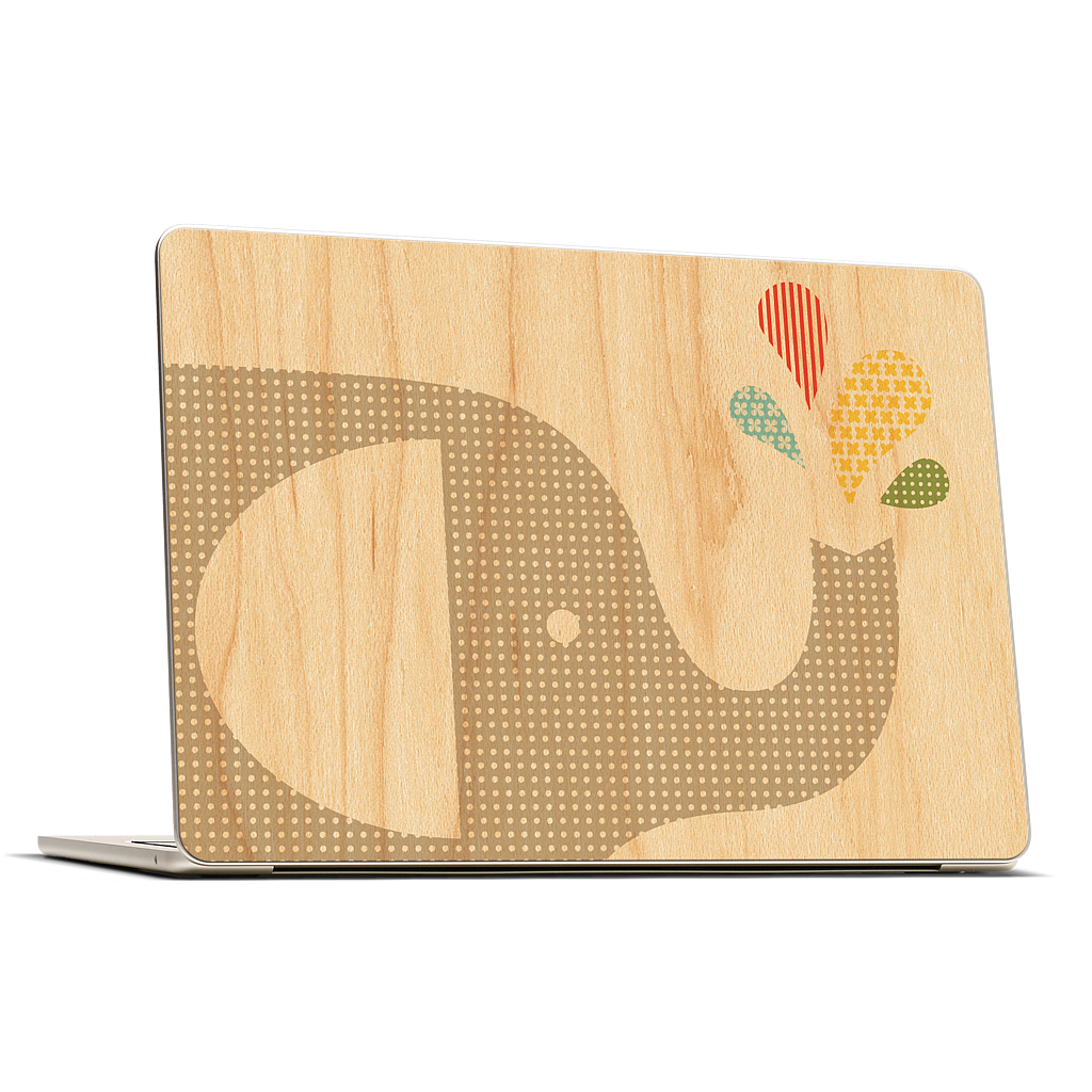 Elephant with Calf MacBook Skin