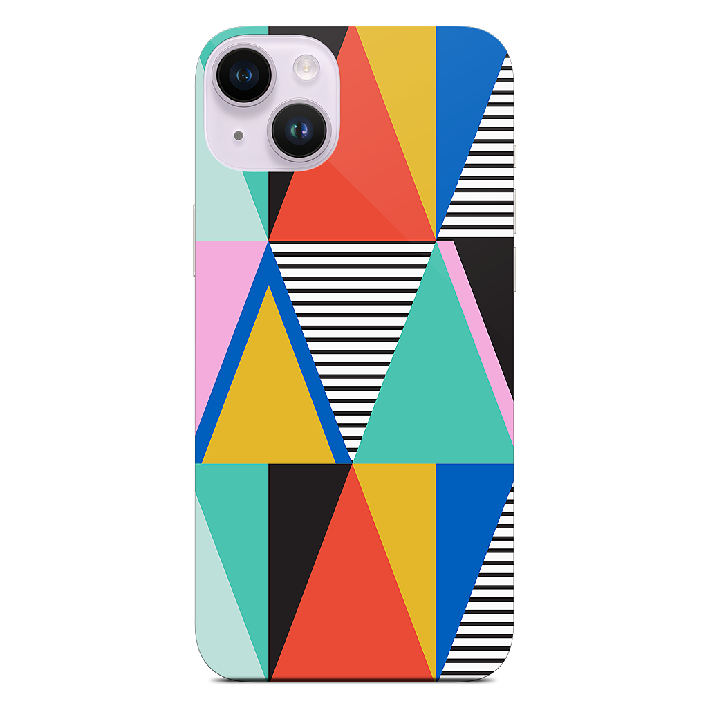 Graphic Triangles iPhone Skin