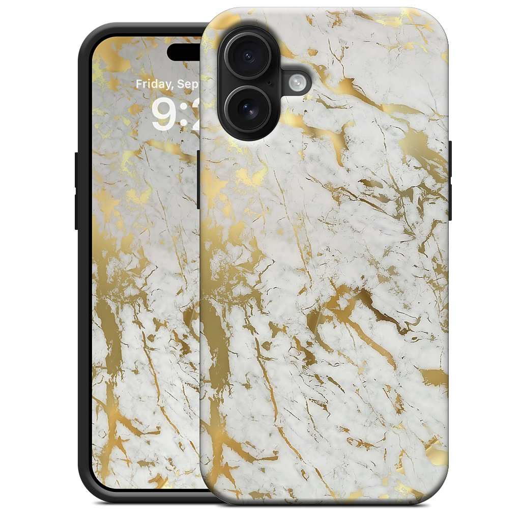 Gold Marble iPhone Case