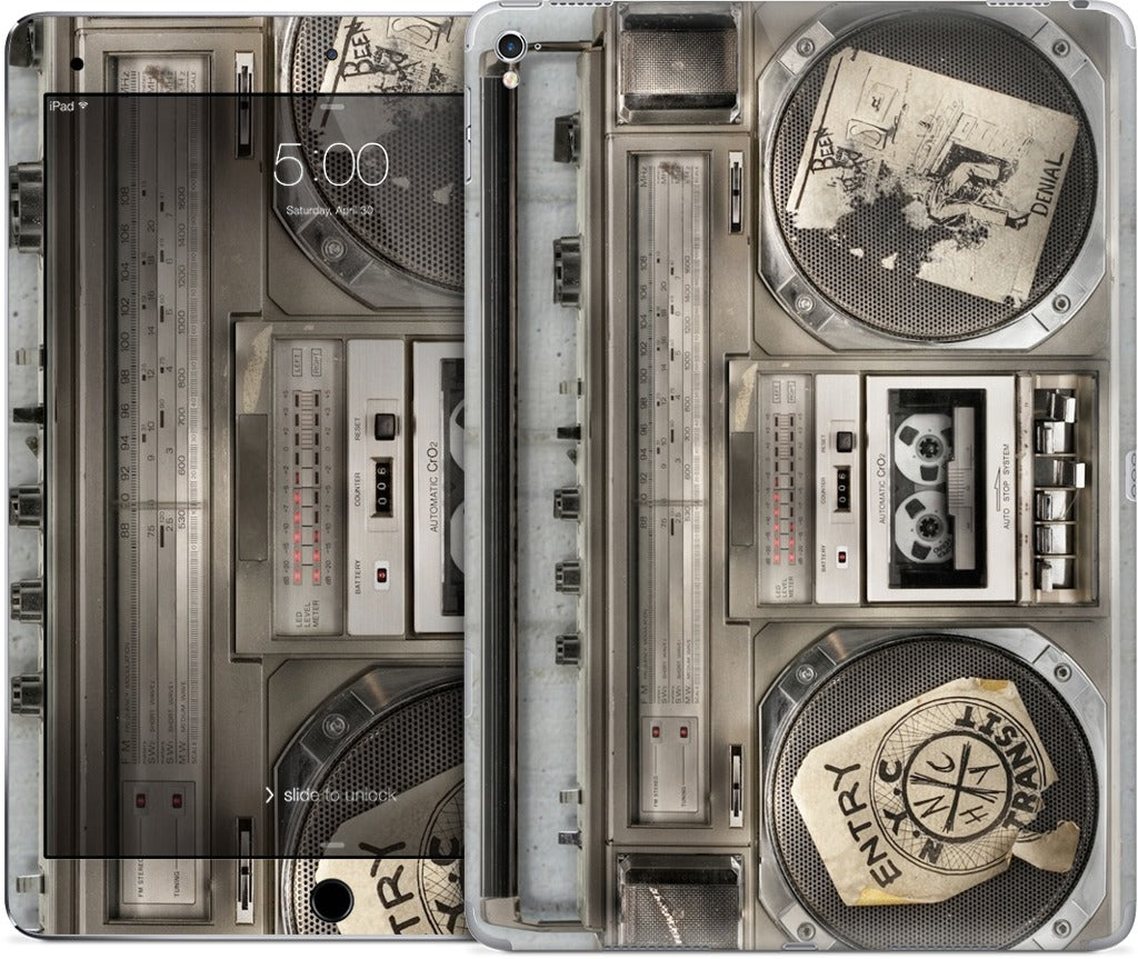 Boombox II iPad Skin