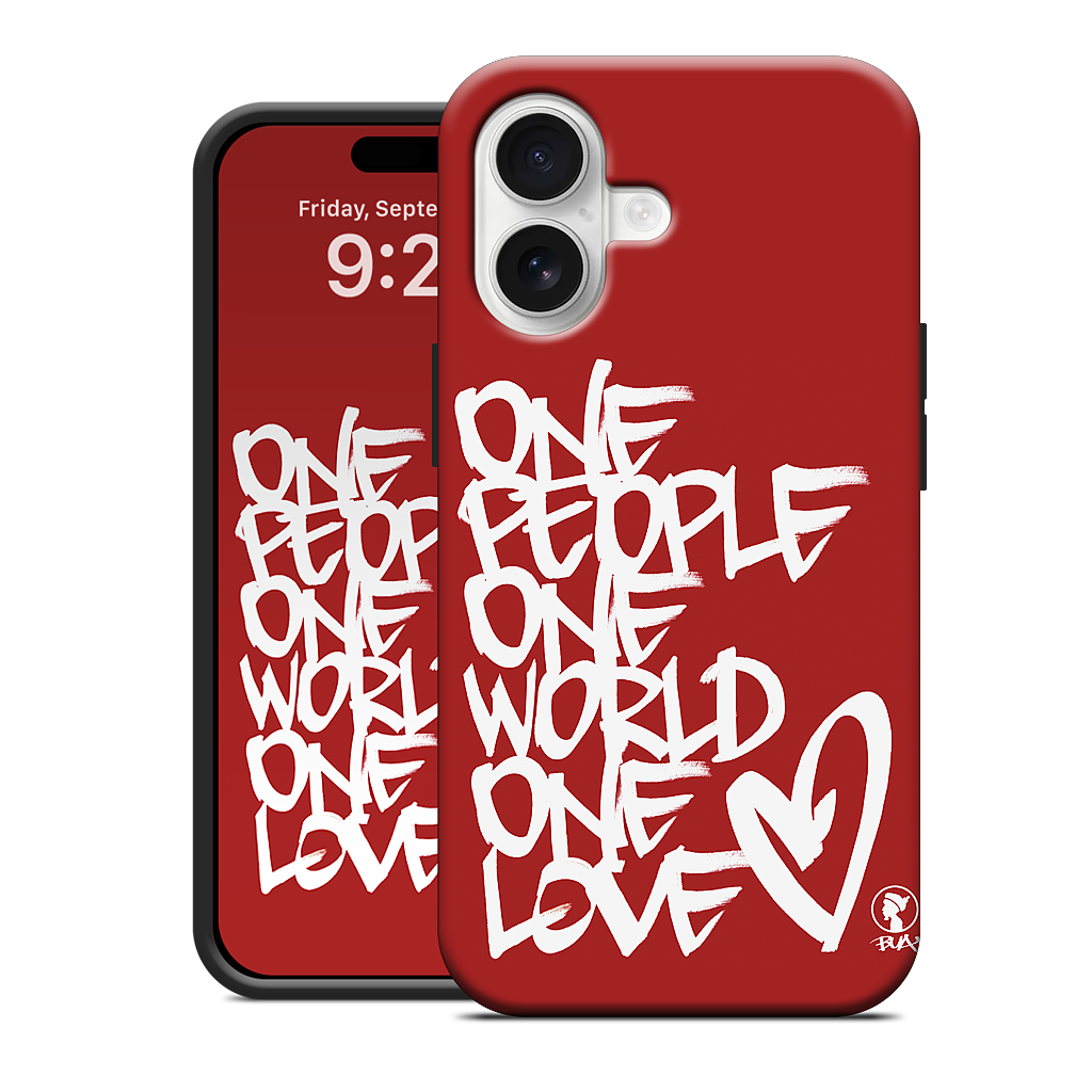 One People, One World, One Love iPhone Case
