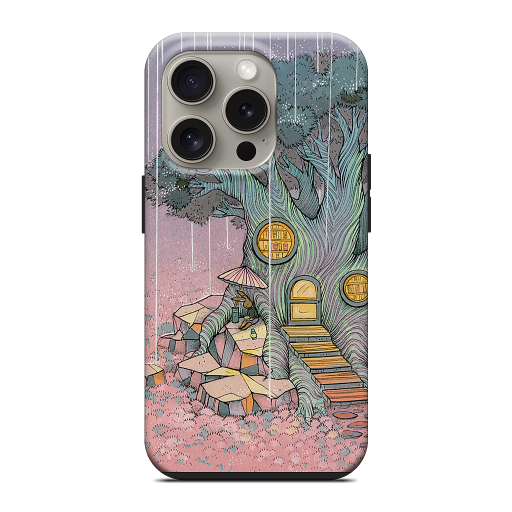 Rainy Day In The Library iPhone Case