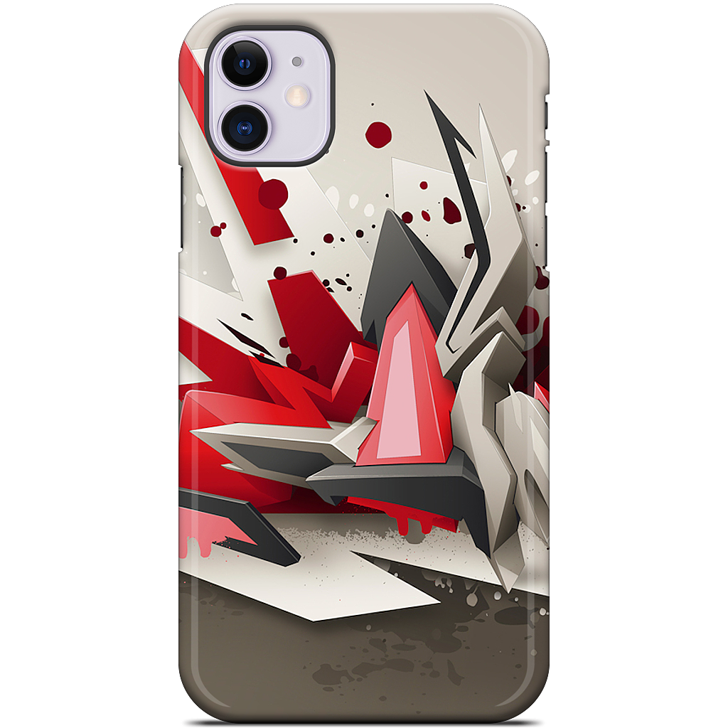 Red Metal iPhone Case