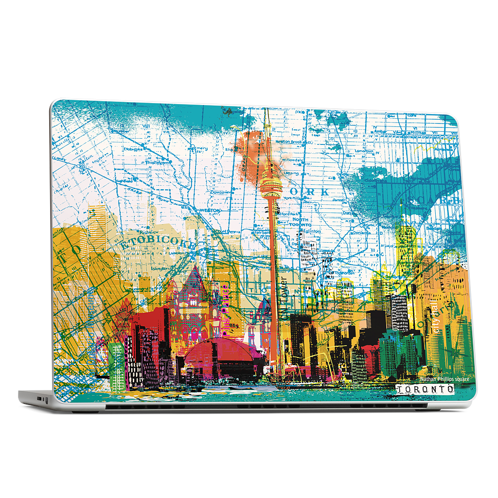 Toronto Skyline MacBook Skin