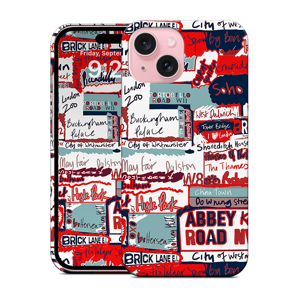 London Words iPhone Case