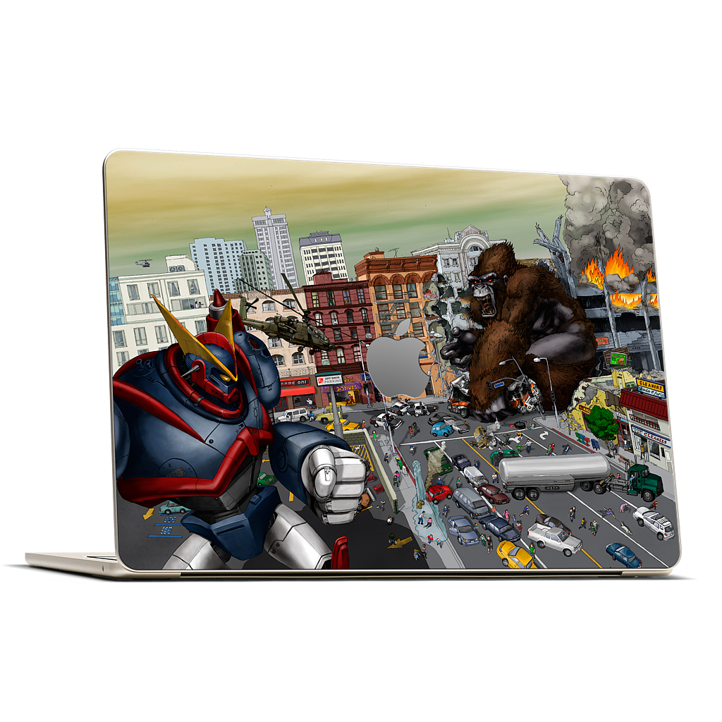 War Of The Monsters MacBook Skin