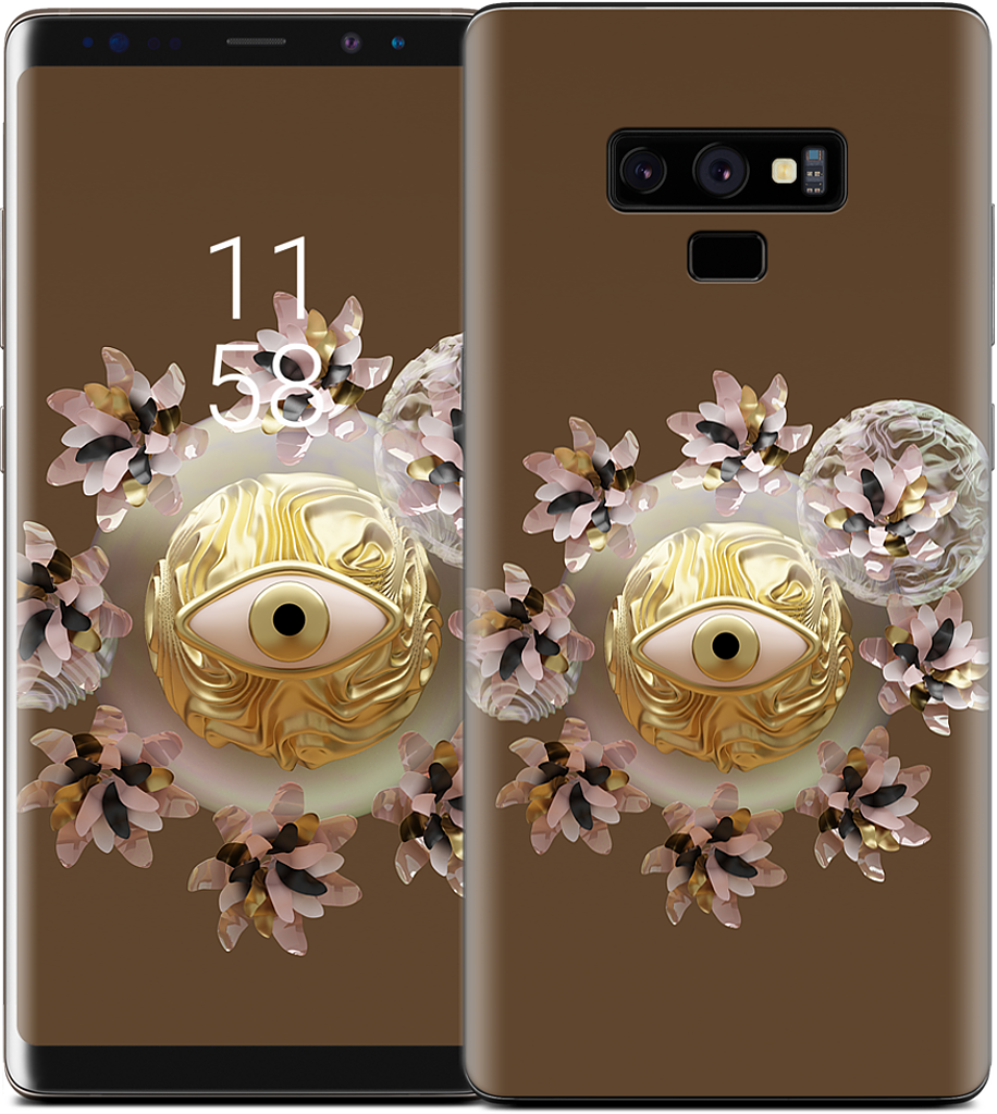 Golden Flowers Samsung Skin