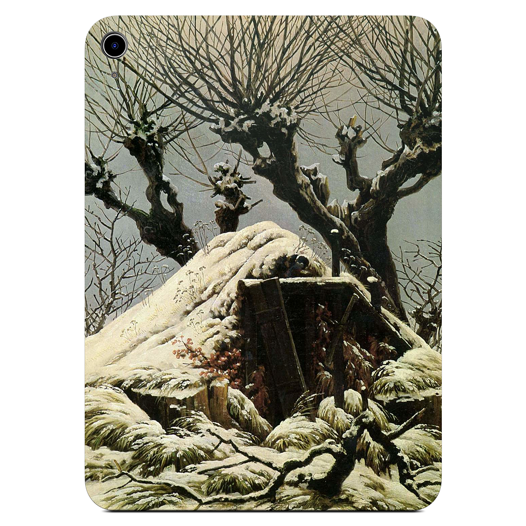 Snowy Cottage iPad Skin