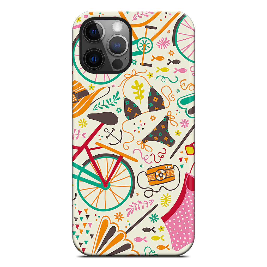 Seaside Cycle iPhone Case