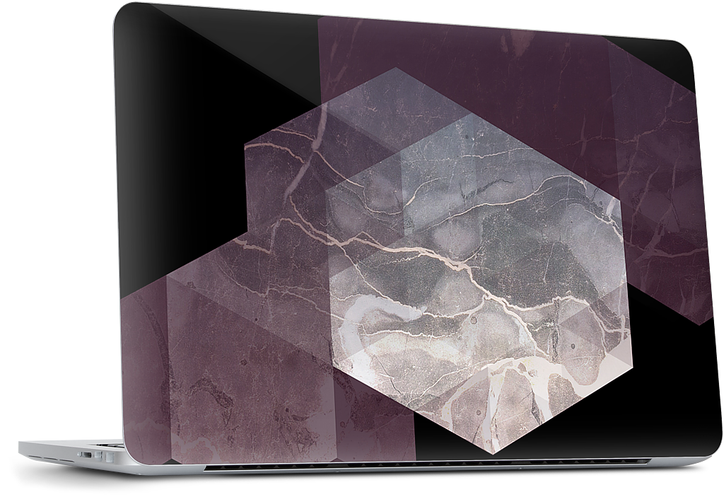 Marble Geometry MacBook Skin