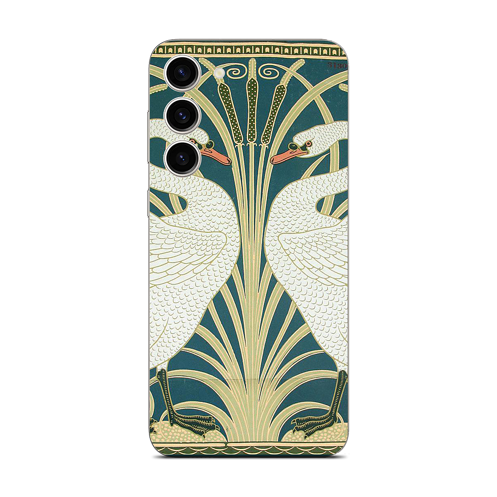 Swans and Irises Samsung Skin