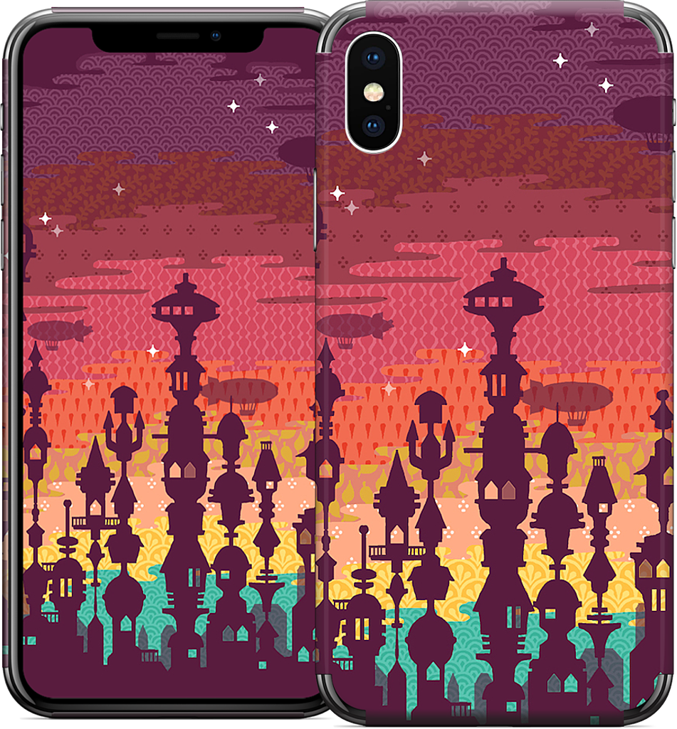 Meet Me After Sunset iPhone Skin