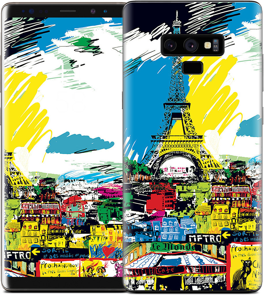 Paris Skyline Samsung Skin