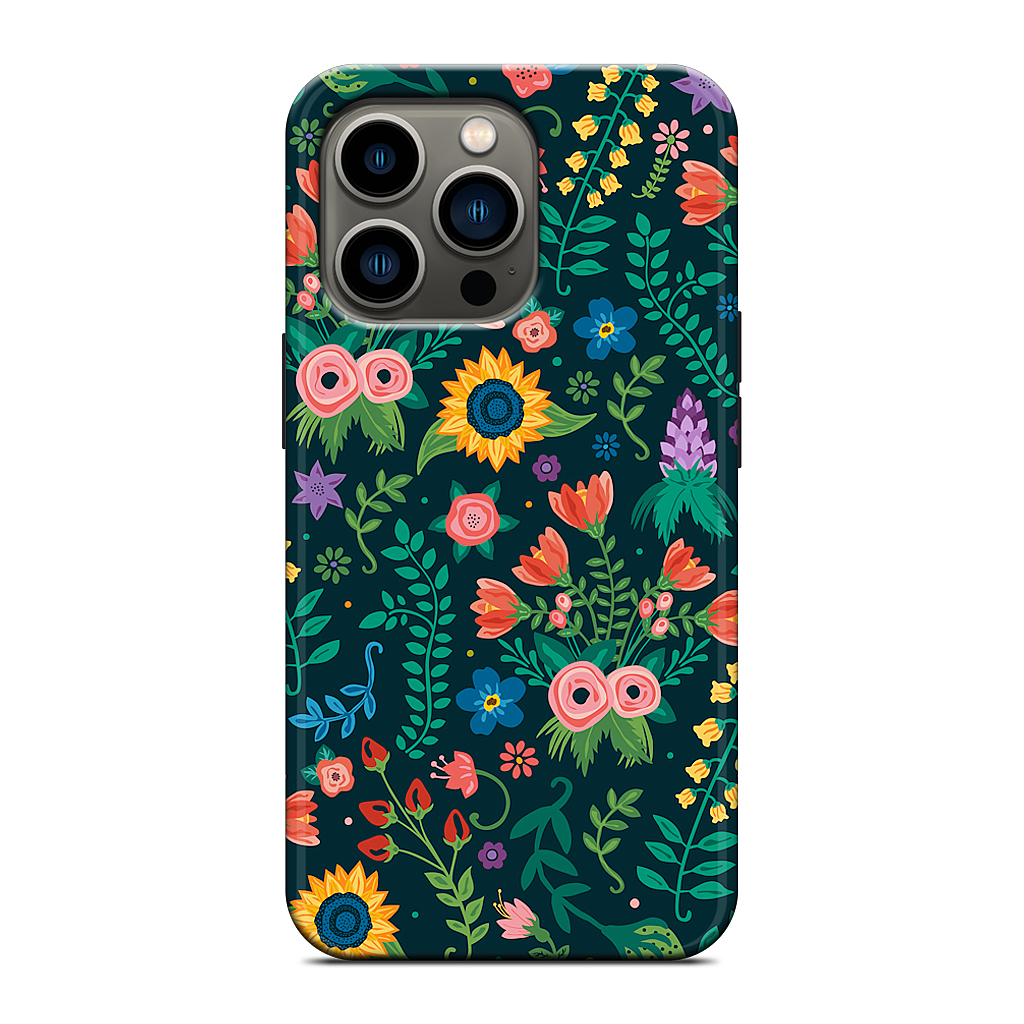 Floral Heart iPhone Case