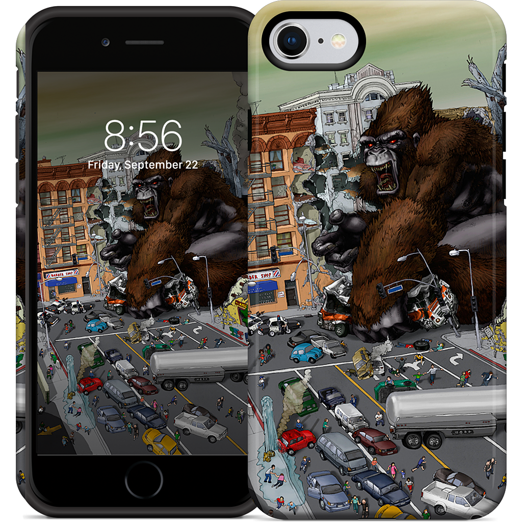 War Of The Monsters iPhone Case