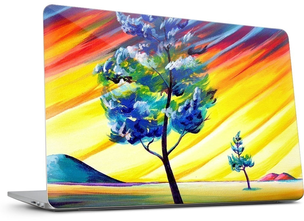 Thick Frost Sunset Glow MacBook Skin