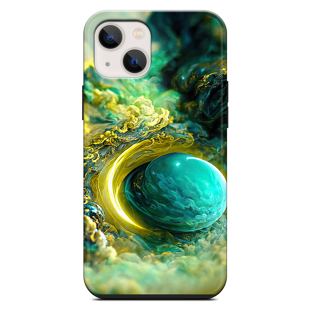Planetary Accretion iPhone Case