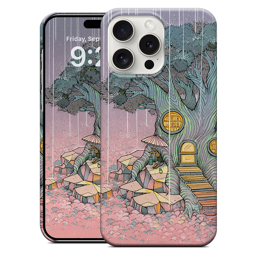 Rainy Day In The Library iPhone Case