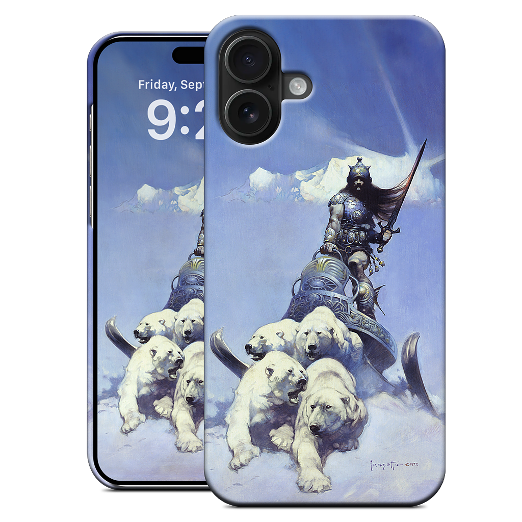 Silver Warrior iPhone Case