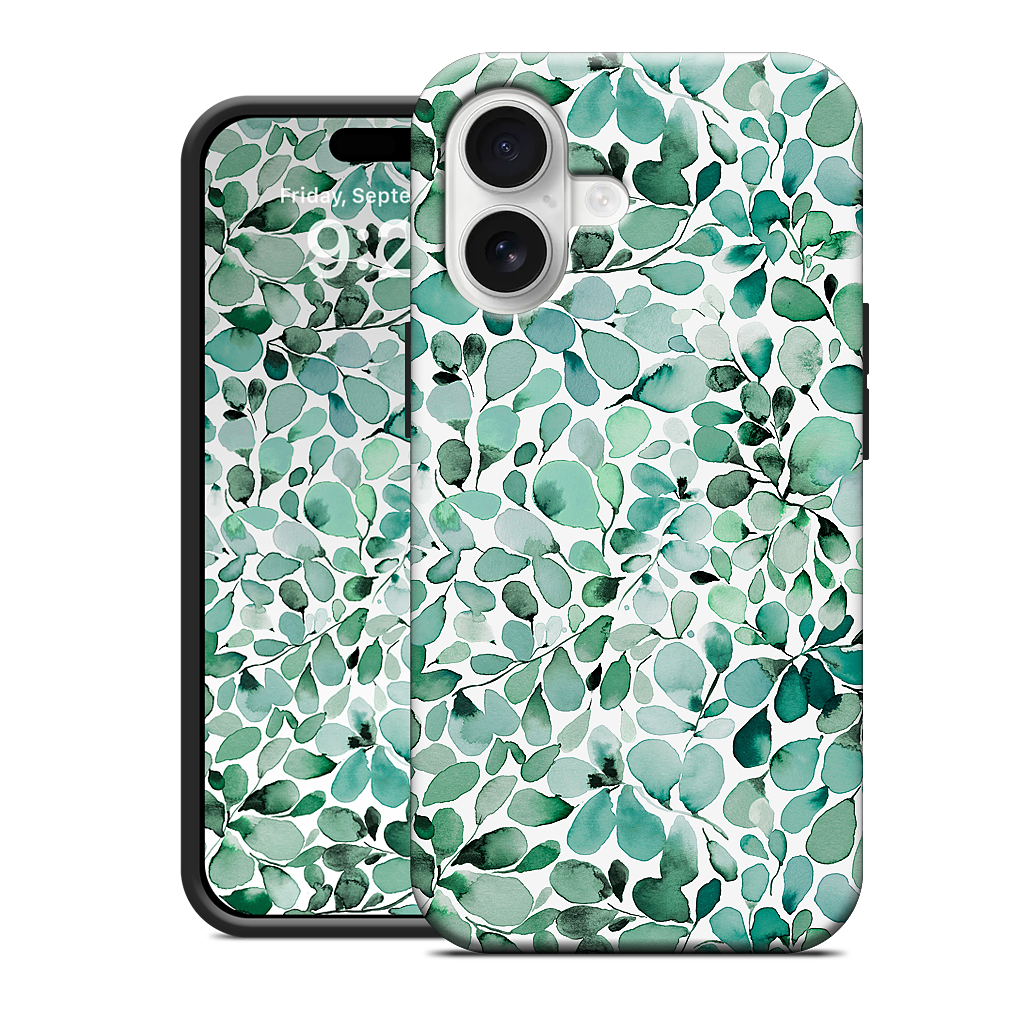 Eucalyptus Leafy Green iPhone Case