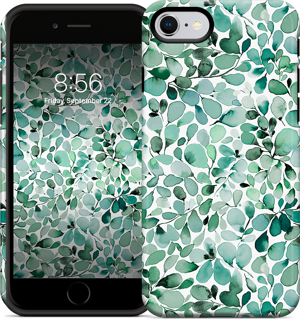 Eucalyptus Leafy Green iPhone Case