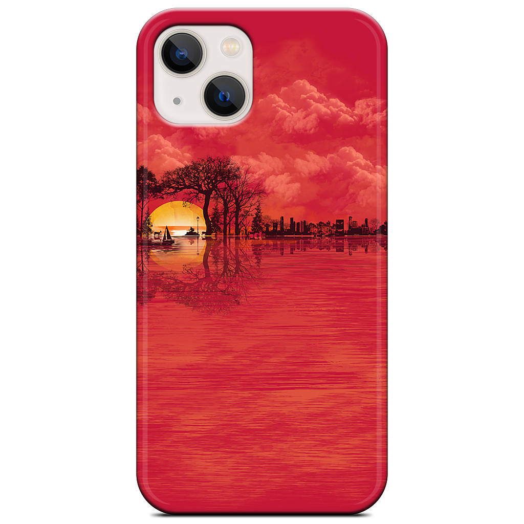 Musical Sunset iPhone Case
