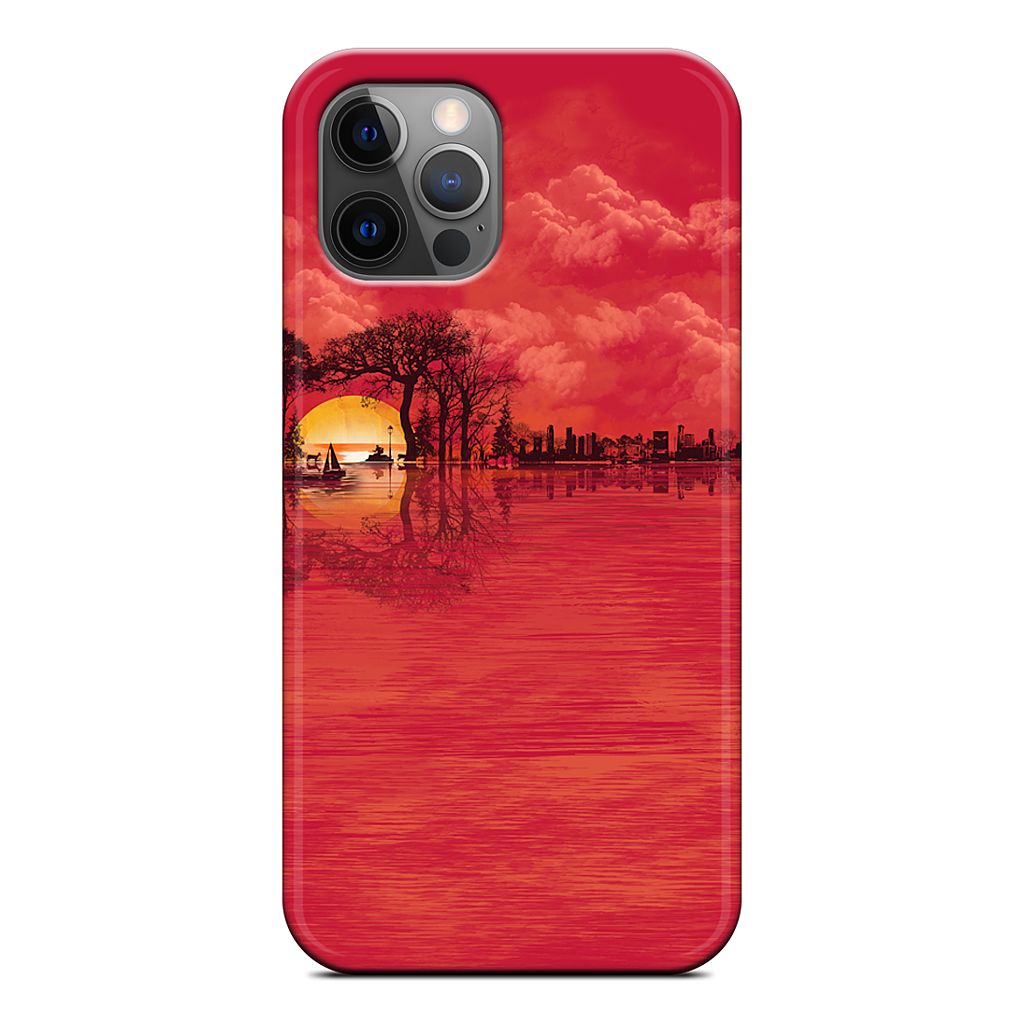 Musical Sunset iPhone Case