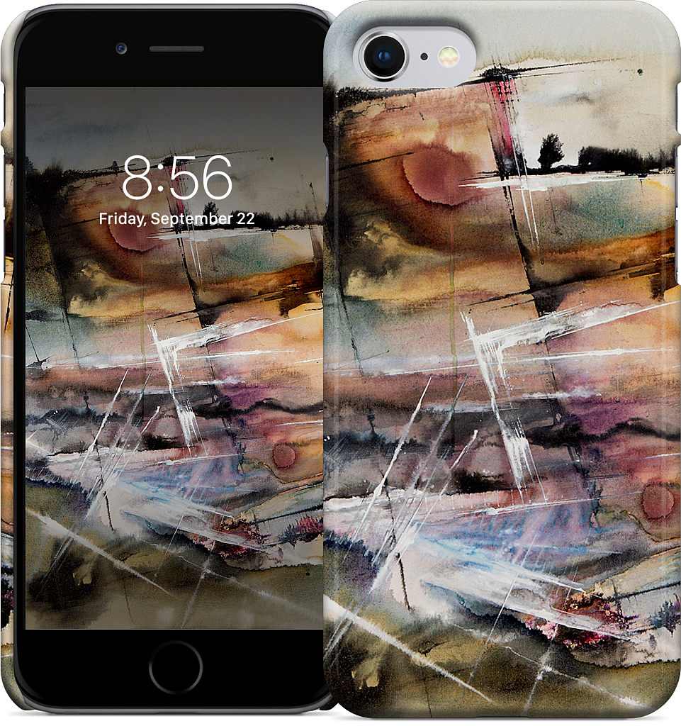 Driving at Dusk iPhone Case
