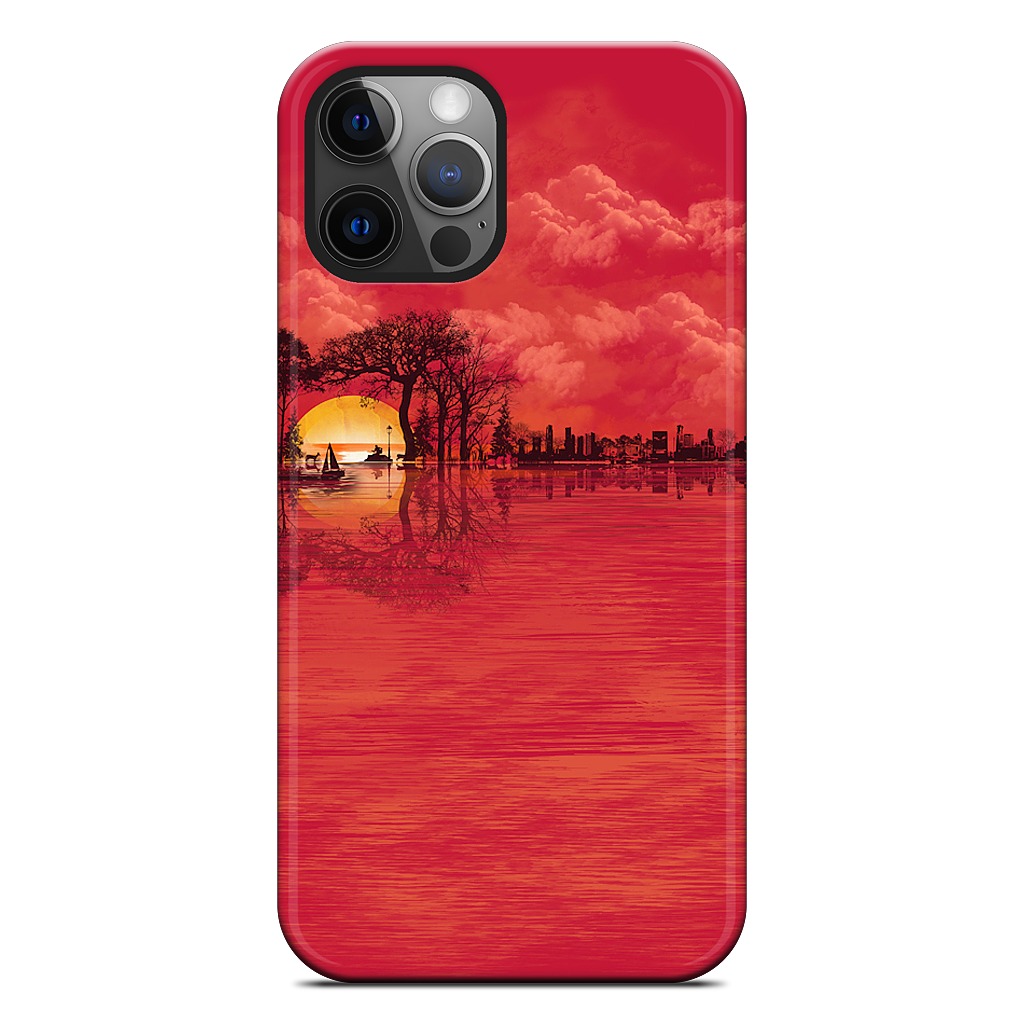 Musical Sunset iPhone Case